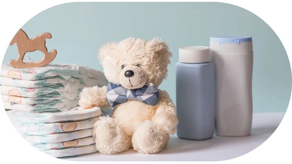 託児所ご利用時の持ち物のイメージ